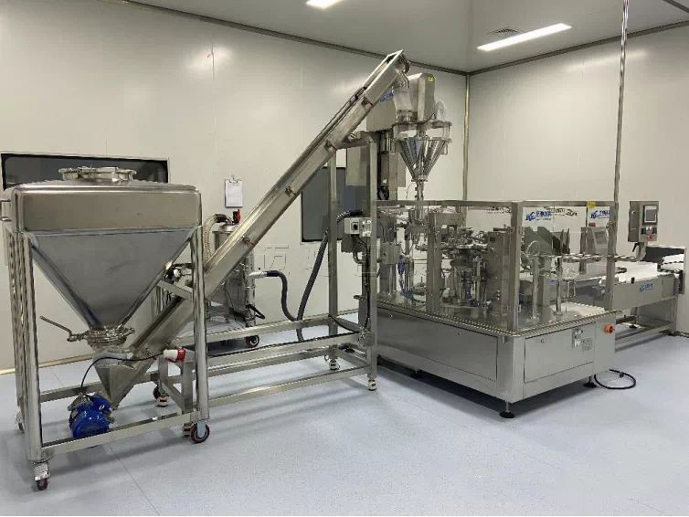蛋白質(zhì)包裝機客戶現(xiàn)場
