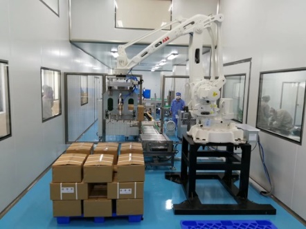 8-12 箱 / 分鐘高速碼垛，邁馳包裝線設備賦能企業智能升級